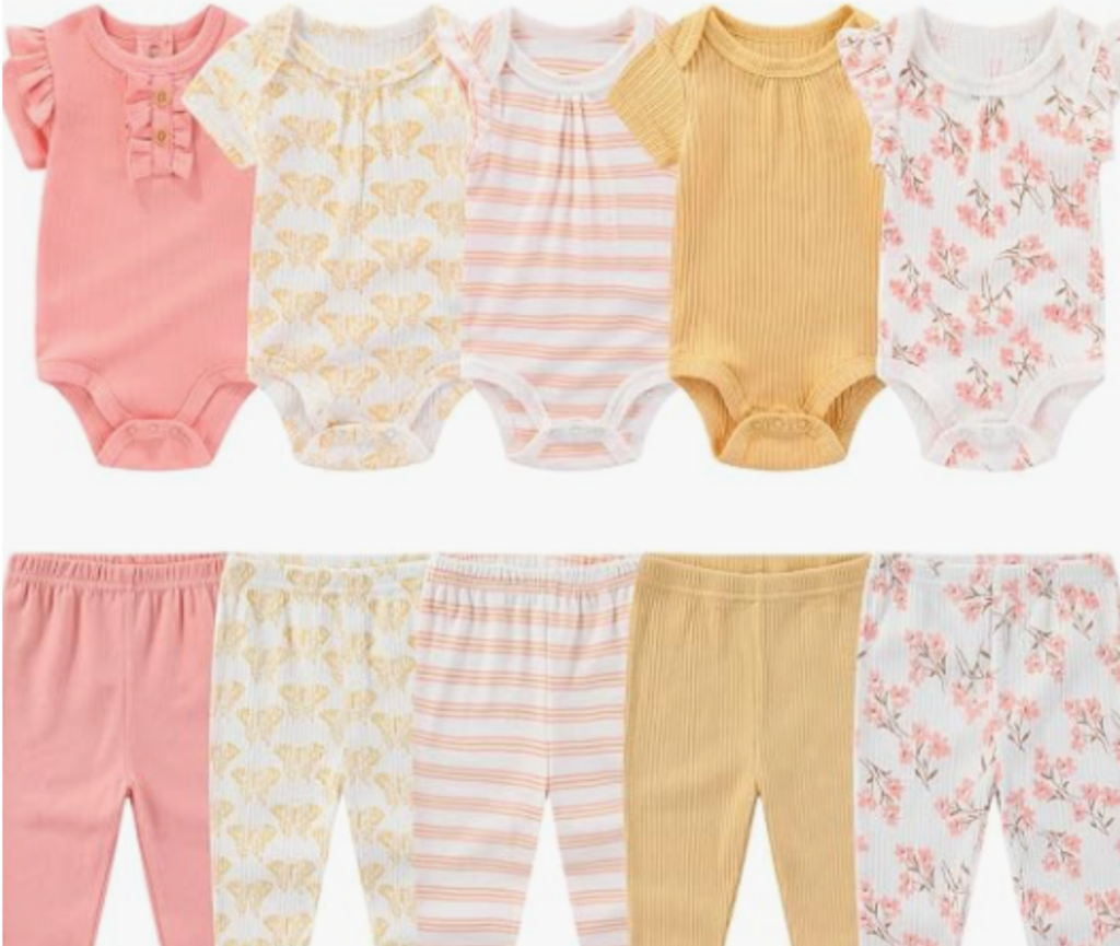 newborn baby boy girl bodysuit